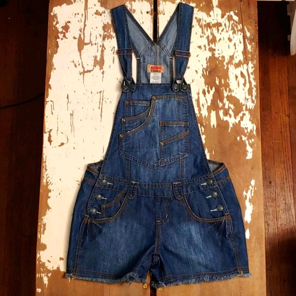 Gypsy Whiskers Heavy On The Pockets Denim Overall - Picture 1 of 16